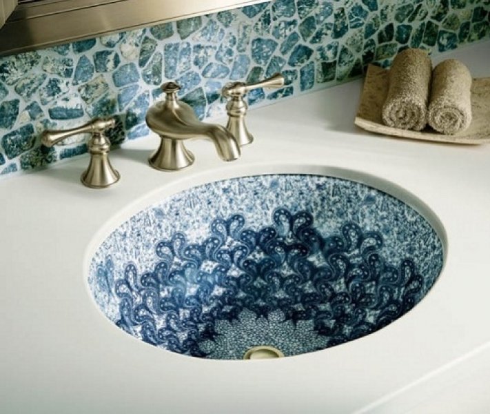 Küçük Banyolar İçin Dekoratif Lavabo modelleri